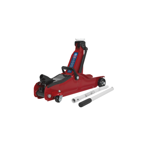 Sealey 1050CXLE Trolley Jack 2 Tonne Low Profile Short Chassis