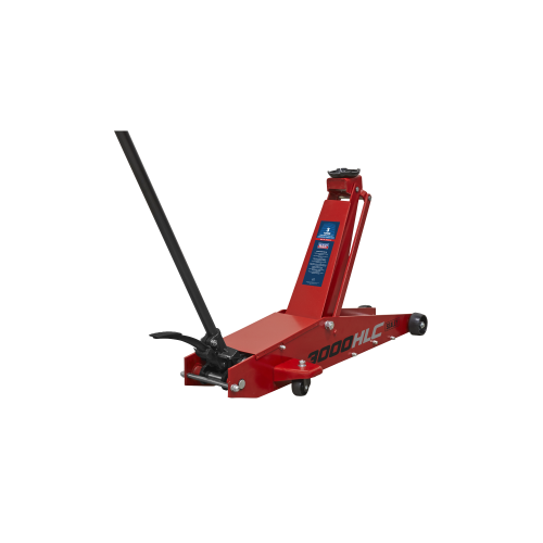 Sealey 3000HLC Trolley Jack 3 Tonne Long Reach High Lift