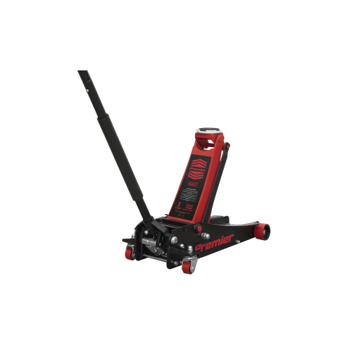 Sealey 3040AR Trolley Jack 3 Tonne Rocket Lift Red