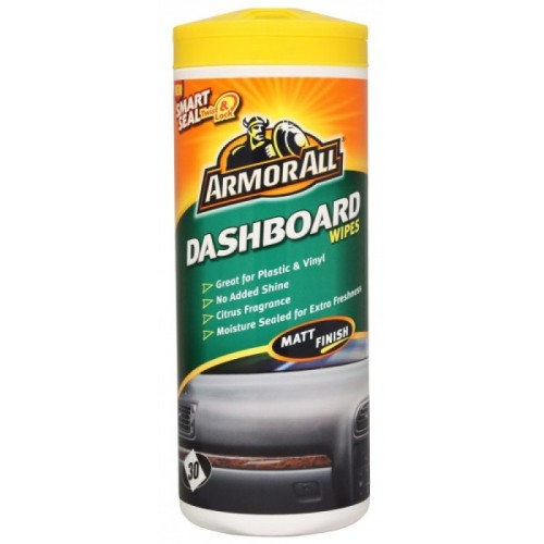 Armor All 35030EN Dashboard Wipes - Matt Finish - Tub Of 30