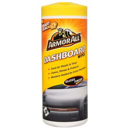 Armor All 36030EN Dashboard Wipes - Gloss Finish - Tub Of 30