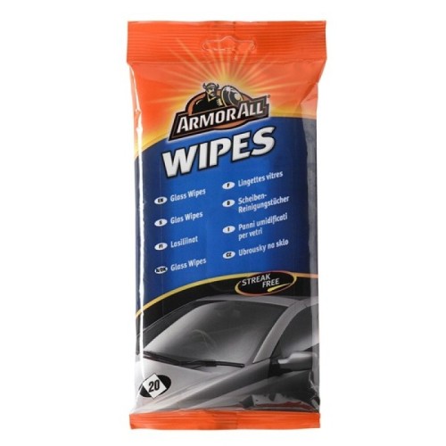 Armor All 37020ML Glass Wipes - Pack Of 20