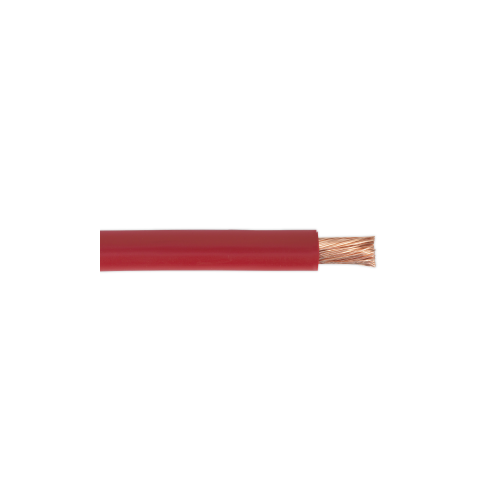 Sealey AC25SQRE Automotive Starter Cable 196/0.40mm 25mmÂ² 170A 10m Red