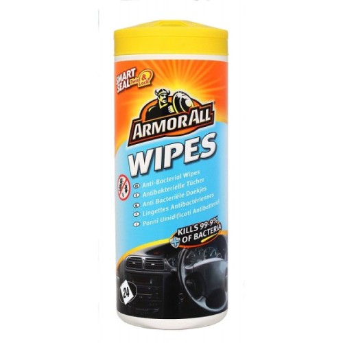 Armor All GAA78024ML5A Anti-Bacterial Wipes - 30 Wipes