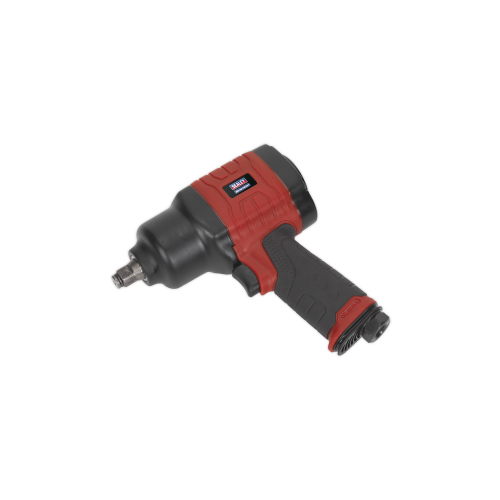 Sealey GSA6002 Composite Air Impact Wrench 1/2"Sq Drive - Twin Hammer