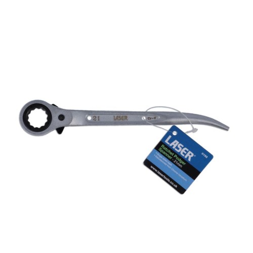Laser Tools 192 Ratchet Podger Spanner 21mm 0