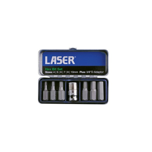 Laser Tools 593 Hex Bit Set 7pc 0