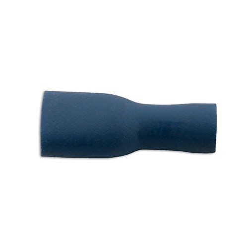 Laser Tools 30173 Blue Female Fully Ins. Push-On 6.3mm 100pc