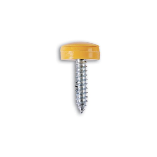 Laser Tools 30634 Number Plate Security Screw Yellow 100pc