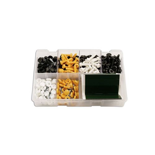 Laser Tools 31886 Assorted Number Plate Fixings & Pads Box 320pc