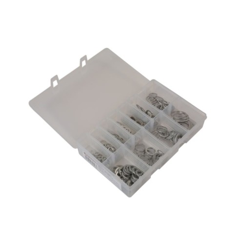 Laser Tools 31896 Assorted Aluminium Washers Box 260pc
