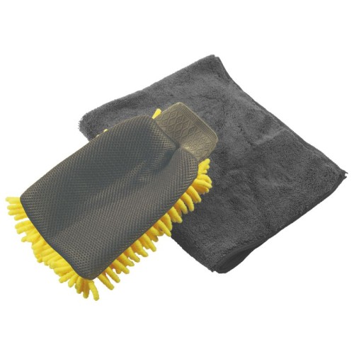 Laser Tools 35355 Microfibre Wash Mitt 2pc