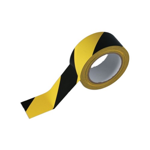 Laser Tools 35366 Black & Yellow Barrier Tape 50mm x 33m Adhesive 1pc