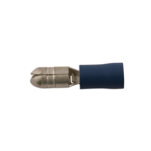 Laser Tools 36875 Blue Male Bullet Terminal 5mm 10pc