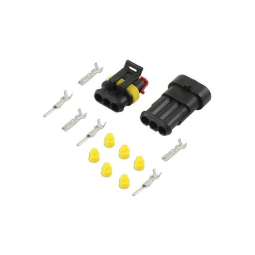 Laser Tools 37228 Automotive Electric Supaseal Connector Kit 3 Pin 14pc