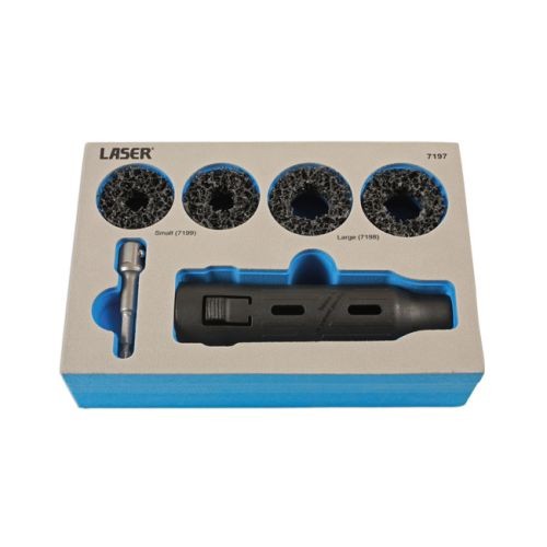 Laser Tools 7197 Hub Cleaning Tool Set 6pc