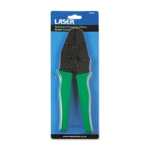 Laser Tools 7314 Heavy Duty Ratchet Crimping Pliers