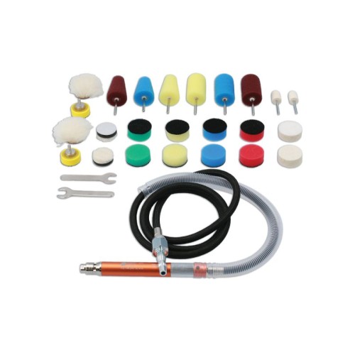 Laser Tools 92559 Pneumatic Detail Polishing Tool Kit