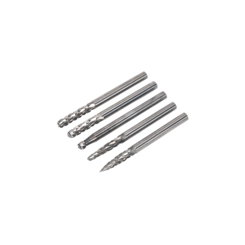 Sealey MCBSET01 Micro Carbide Burr Set 5pc