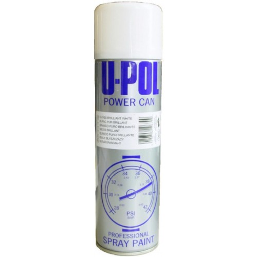 U-POL PCGW/AL Powercan - Gloss White - 500ml