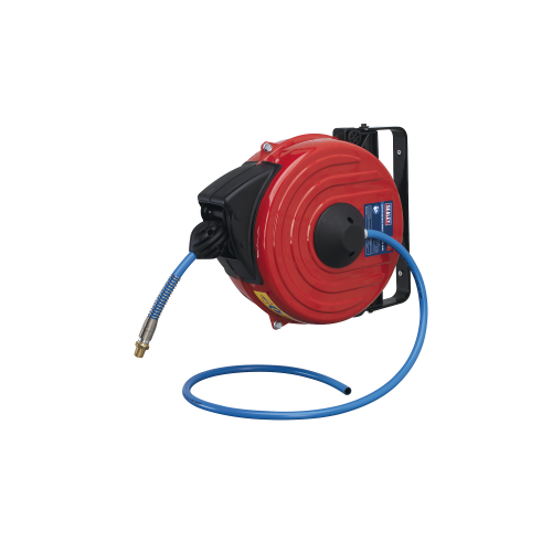 Sealey SA90 Retractable Air Hose Reel 12m Ã˜8mm ID TPU Hose