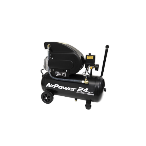 Sealey SAC2420A Air Compressor 24L Direct Drive 2hp