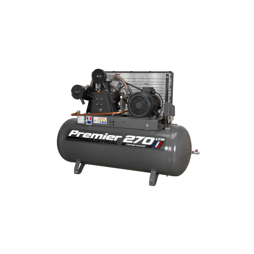 Sealey SAC32775B Air Compressor 270L Belt Drive 7.5hp 3ph