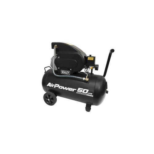 Sealey SAC5020A Air Compressor 50L Direct Drive 2hp