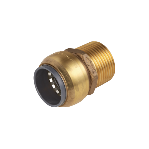 Sealey SBA15BSA Straight Adaptor 15mm x 1/2"BSPT Brass