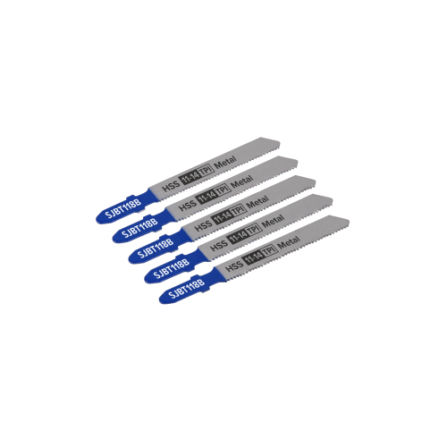 Sealey SJBT118B Jigsaw Blade Metal 92mm 11-14tpi - Pack of 5