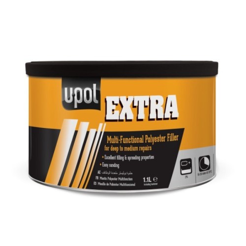 U-POL UPOLE/2 UPOL EXTRA POLYESTER FILLER NO.2 KIT 1.1L