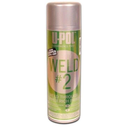 U-POL WELDC/AL Weld #2 Weld Through Primer - Copper Rich - 450ml